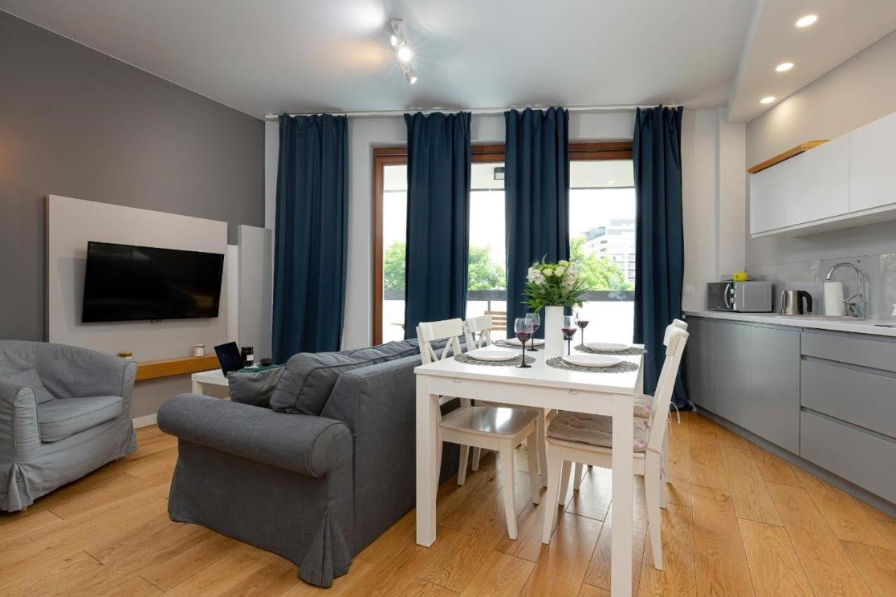 Modern Apartment Near Hilton Warsaw Luaran gambar